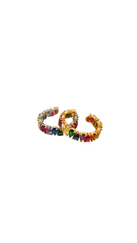 Multicolor CZ Ring