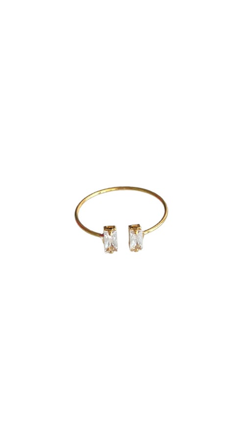 CZ Baguette Ring