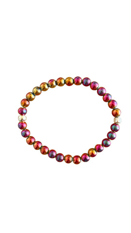 Fire Hematite Bracelet