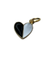 Charm Attachment- Two Toned Heart
