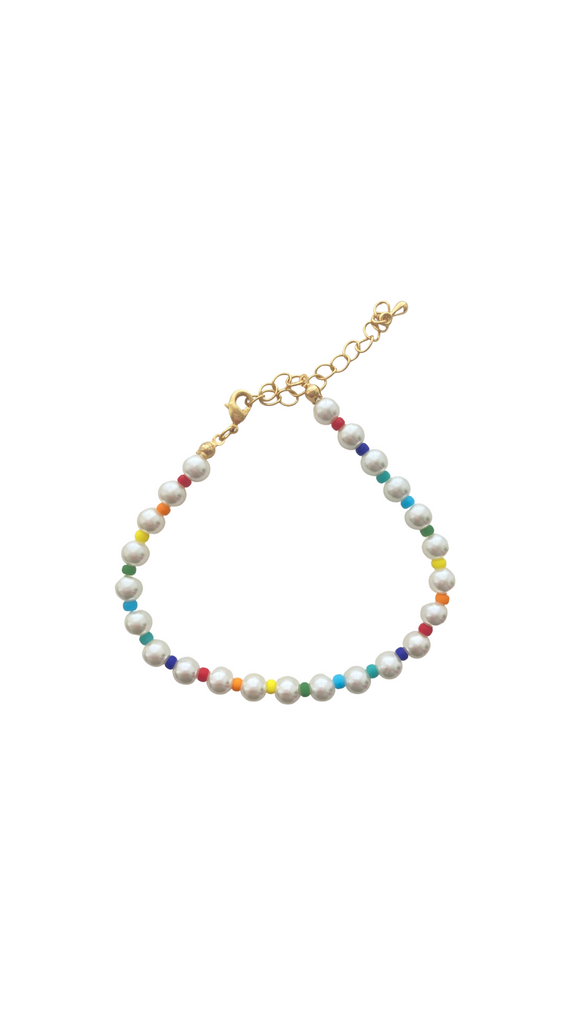 Multicolor Pearl Bracelet